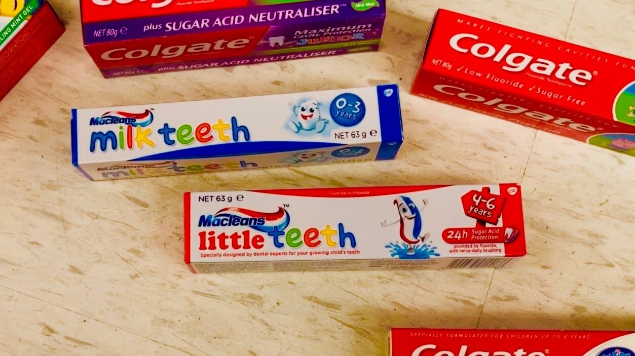 fluoride free infant toothpaste